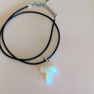 Opalite cross